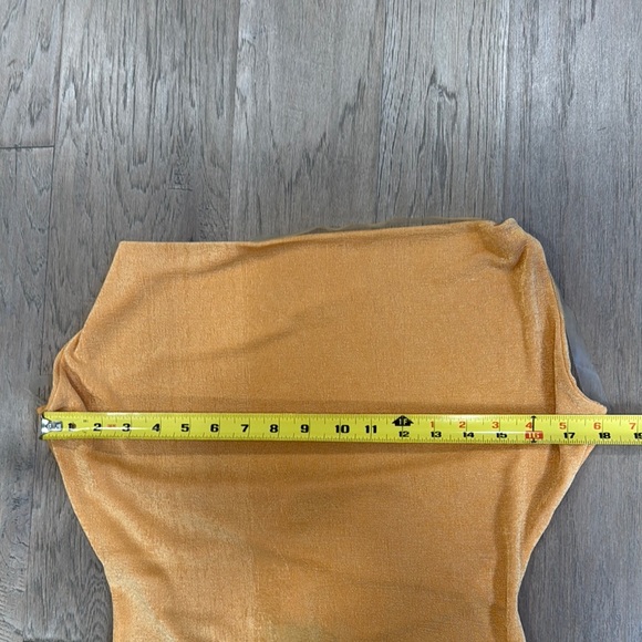 PrettyLittleThing Orange Maxi Dress Size 6 - Picture 5 of 10